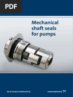 Mechanical Shaft Seals For Pumps