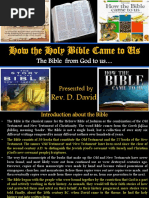 How The English Bible Came To Us PDF