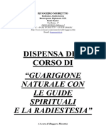 DISPENSA DEL CORSO DI AUTOGUARIGIONE - Radiestesia PDF