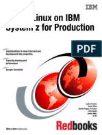 Set Up Linux On IBM System Z For Production: Front Cover