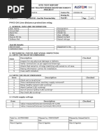 MiCOM P443 - Dist. Protn. Relay - Test Format