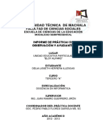 Informe Practica de Observación y Ayudantia