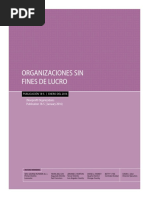 Organizaciones Sin Fines de Lucro