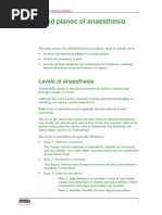 5324 Planes of Anaesthesia