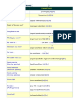 Formal Tamil Phrases