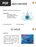 Exposicion Agua y Sus Tipos