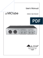 Mictube: User'S Manual