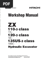 Hitachi ZAXIS 110-3 Class Hydraulic Excavator Service Repair Manual PDF