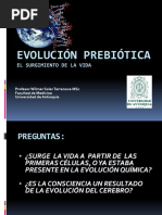 Evolución Prebiótica