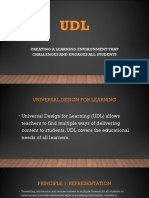 Udl Powerpoint Slide