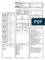 Eamon Character Sheet