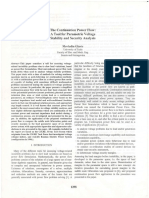 Flow: A For Stabilify: Continuation Power Tool Parametric Voltage Security Analysis