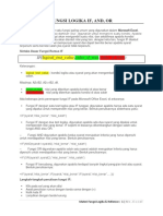 Materi Fungsi Logika IF Fungsi Referece LOOKUP PDF