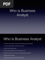 Business Analysis Fundamentals BACCM