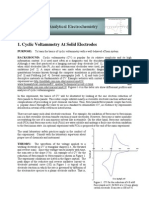 Cyclic Try at Solid Electrodes