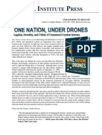 PRESS RELEASE: One Nation Under Drones