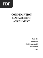 Compensation Management Assignment