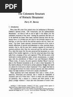 The Colometric Structure