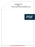 1-MAD Lab Manual