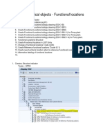 PM Technical Objects - Functional Locations