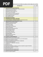 Check List para Obras Por Contrata Final