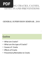 General Supervision Seminar, 2018