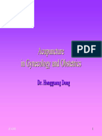 Acupuncture in Gynecology and Obstetrics