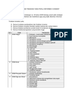 Daftar Tindakan Informed Consent