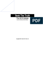 Seek The Truth - The 2015 Articles Volume 1