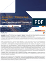 Access Bank - Diamond Bank Merger Investor Presentation December 2018