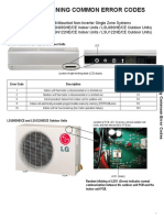 Defining Error Codes LG