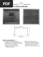 Proforated Face Ceiling Diffuser 2