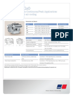 Series 1600 Gx0: For Power Generation Continuous/Peak Applications With Air-To-Air Charge Air Cooling