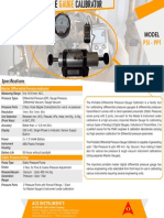 Differential Pressure Calibrator With Master Gauge New