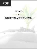 Essays & Written Assessments