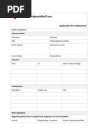 BVIRC Job Application Form