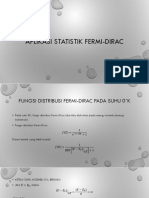 Aplikasi Statistik Fermi-Dirac