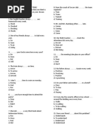 Soal Simple Present Tense