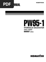 Komatsu PW95-1 Hydraulic Excavator Service Repair Manual SN 0000007 and Up PDF