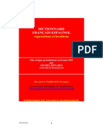 Dictionnaire Francais Espagnol