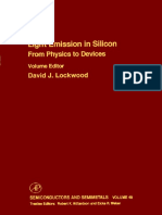 Light Emission in Silicon From Physics To Devices-Academic Press