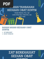 Bahan Tambahan Obat Suntik