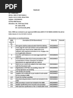 MRB Punch List