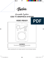 CDG TV Graphics System Video Ready: Before Operating This Unit, Please Read This Owners Manual Carefully