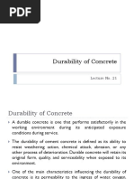 Concrete Durability