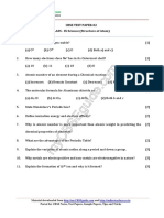 Cbse Test Paper-02 CLASS - IX Science (Structure of Atom)