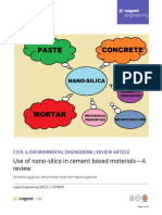 Use of Nano-Silica in Cement Based Materials-A Review: Civil & Environmental Engineering - Review Article