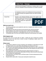 Damage Claim Form R2