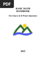 2015 Basic - Math - Handbook For Water Plant Operators