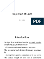 Projection of Lines